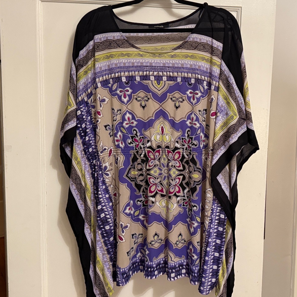 Women's Multicolor Patterned Top